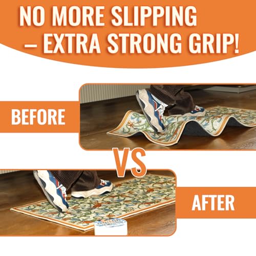 YONGJIN Double-Sided Carpet Tape 2 Inch x 10 Yards - Heavy-Duty, Residue-Free