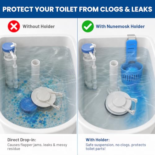 Adjustable Toilet Tank Tablet Holder for Bowl Cleaner Tablets