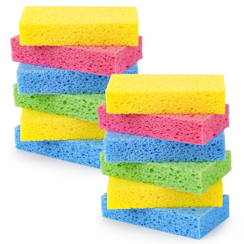 Temede 12-Count Heavy Duty Non-Scratch Kitchen Sponges