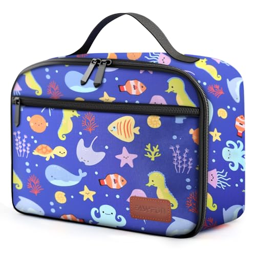 Modern Insulated Lunch Bag for Men & Women - Large Capacity Cooler Tote