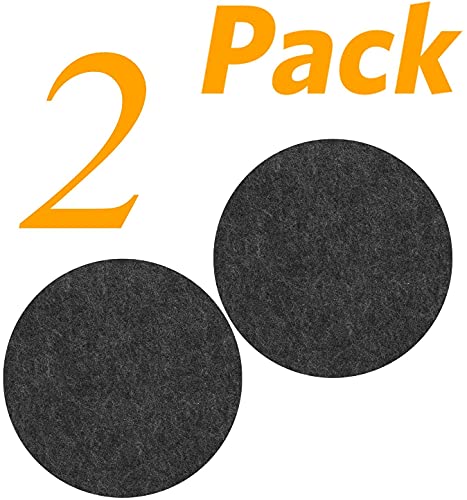 Urbanstrive 4-Inch Absorbent Felt Coasters - 2 Pack for Drinks