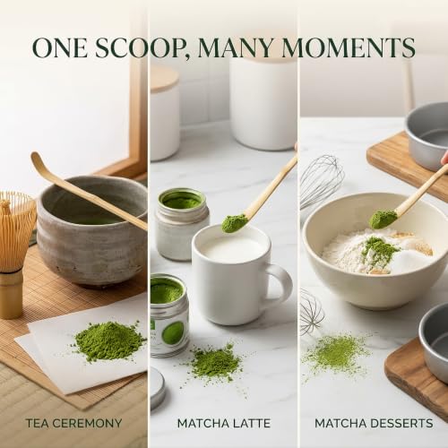 18cm Bamboo Matcha Scoop - Japanese Chashaku Tea Spoon