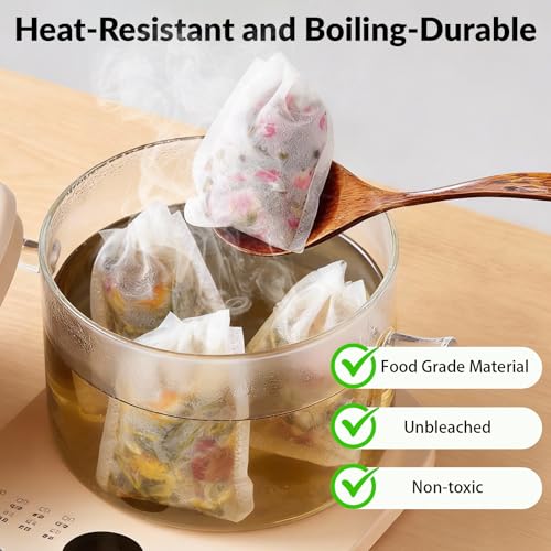 300 Disposable Tea Bags for Loose Leaf Tea | 3.54" x 2.75"