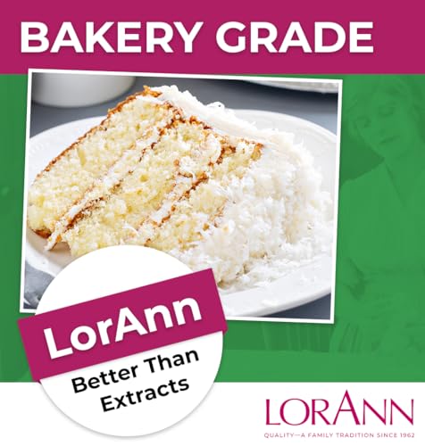 LorAnn Oils Coconut Bakery Emulsion - Premium Baking Flavoring, 4 Fl Oz