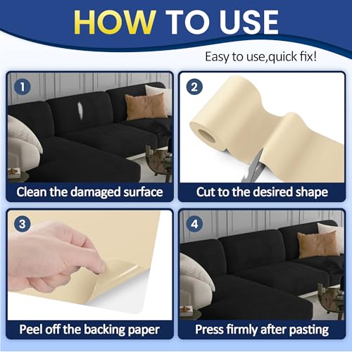 Waterproof Canvas Repair Tape Patch Kit - Self-Adhesive 8.3"x11"
