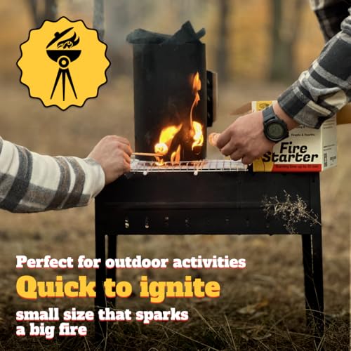 70pcs Fire Starter ? Pine Wool & Natural Wax for Quick, Eco-Friendly Ignition of Grills, Fireplaces, Fire Pits & BBQs
