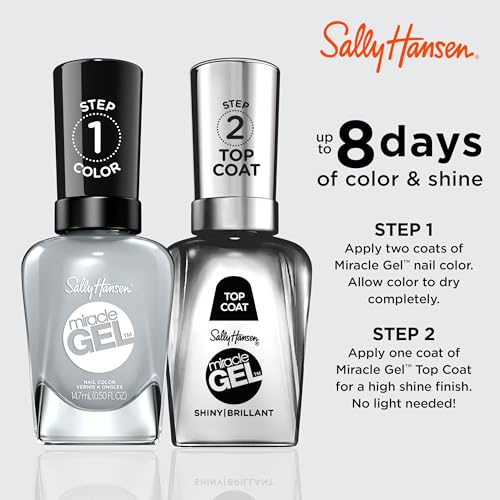 Sally Hansen Miracle Gel Nail Polish - 799 Greyfitti