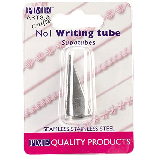 PME Stainless Steel Piping Tip No. 1 - Cake Decorating Writer Nozzle