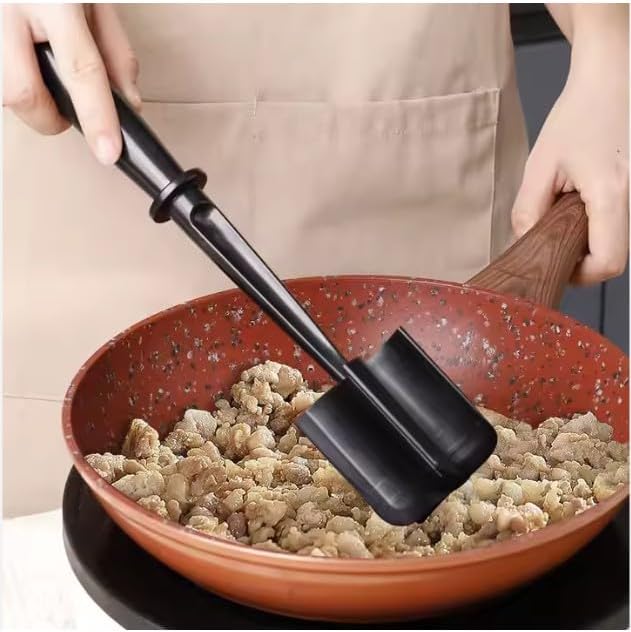 Meat Chopper by [Brand Name] - Premium Heat Resistant Hamburger Grinder for Ground Beef, Chicken & More - Black