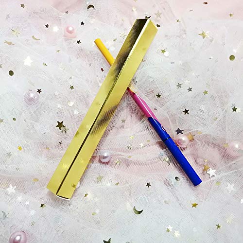 50 Pack Golden Cardboard Eyeliner and Nail Oil Pen Boxes