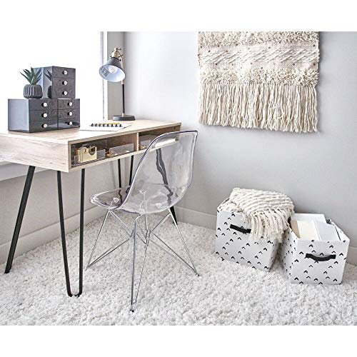 iDesign Clarity 8x8 Clear Countertop Vanity Tray - Organizer for Bathroom & Bedroom