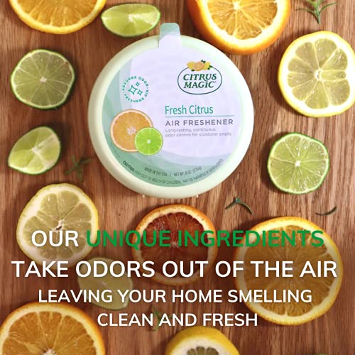Citrus Magic Air Fresheners - Fresh Citrus Scent, 8 oz, Pack of 6