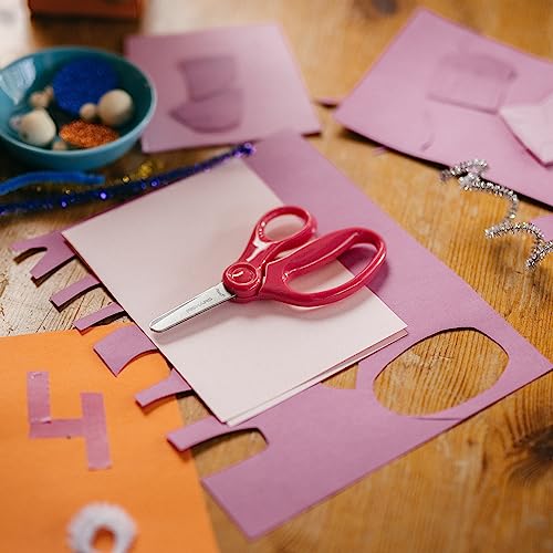 Fiskars 5" Kids Blunt-Tip Safety Scissors for Ages 4-7 - Pink