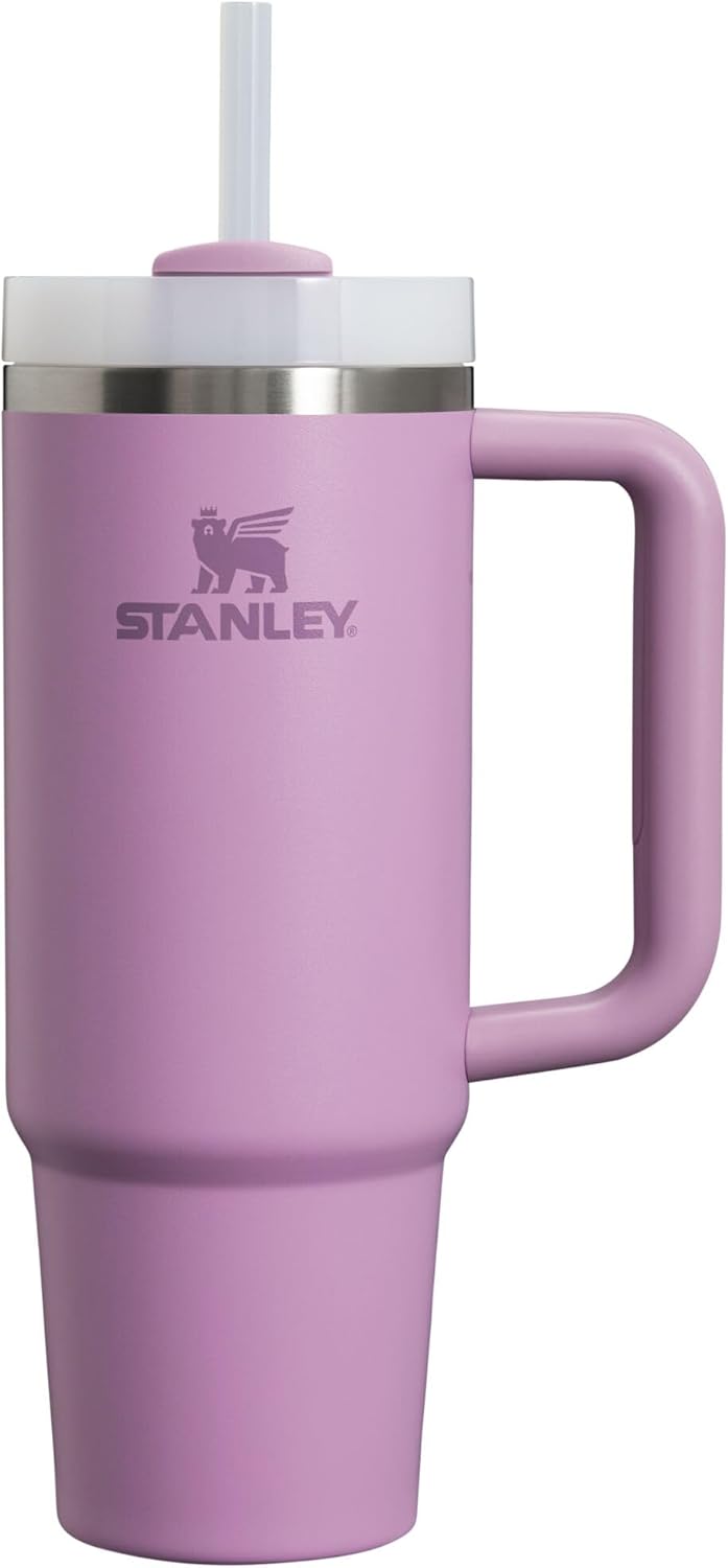 STANLEY Quencher H2.0 Tumbler - 30 oz Insulated Stainless Steel Cup with Handle & Straw | BPA-Free | Lilac
