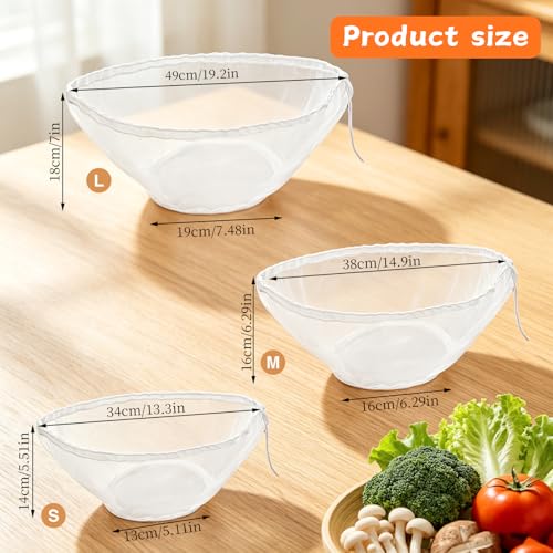 Reusable Cheese Cloth Strainer Bags - 6 Pack Nylon Filter with Drawstring
