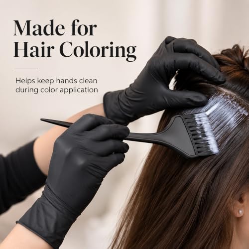 QNCIGER Professional Reusable Hair Dye Gloves for Salon Coloring