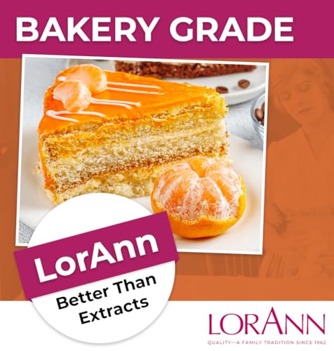 LorAnn Oils Orange Emulsion & Flavoring for Baking, 4 Fl Oz
