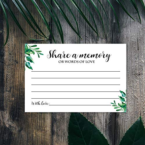 50 Share a Memory Cards - 4x6 for Celebrations & Memorials