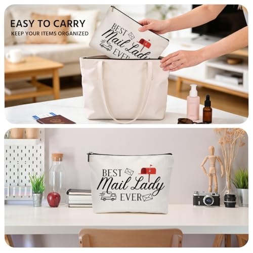 Mail Carrier Makeup Bag Postal Worker Gift Travel Organizer Pouch