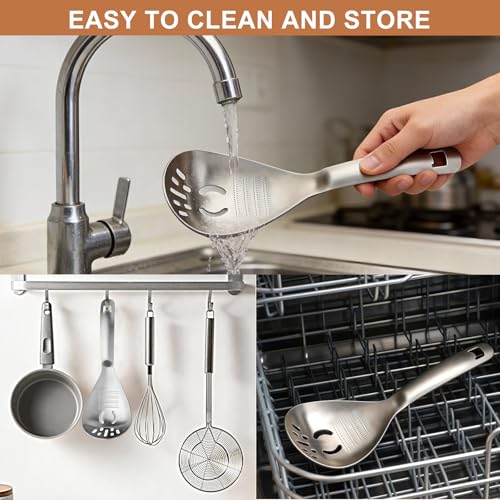 SQKM 5-in-1 Multifunctional Cooking Spoon - Stainless Steel Kitchen Tool