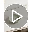 White Ceramic Jewelry Tray - Floral Ring Holder for Women
