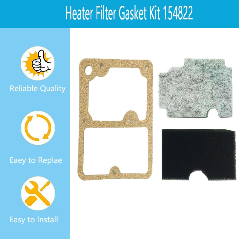 Replacement Heater Filter Gasket Kit 154822 for Toro, Lawn Boy, Mr Heater