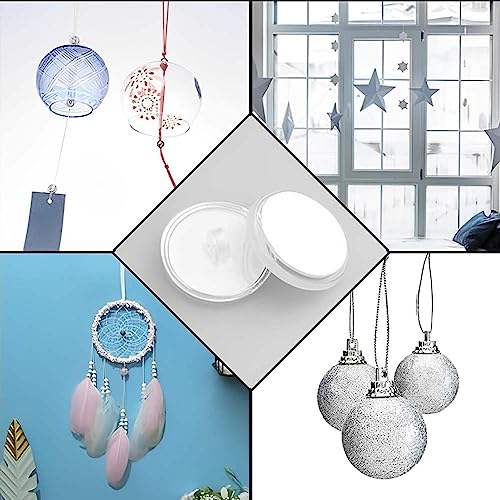 40 Pack Self-Adhesive Ceiling Hooks for Decorations Wall & Ceiling Use