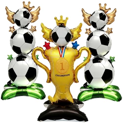 Soccer Balloons Party Decorations Set 3-Piece Football World Cup