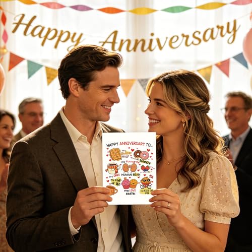 Asmallgf Anniversary Card 301 - Cute and Funny Gift for Couples