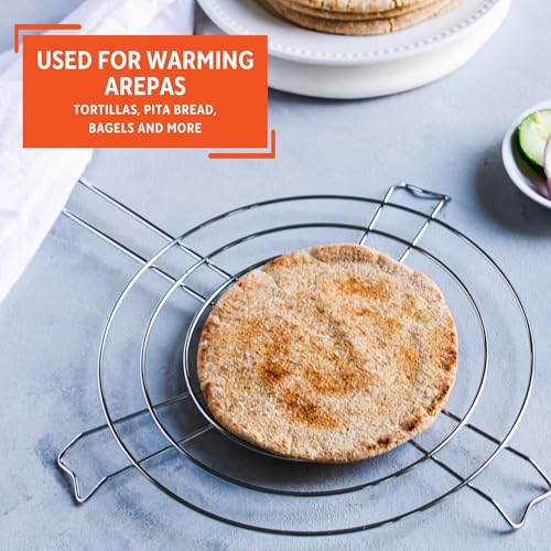 IMUSA 11-Inch Arepa Grill - Aluminum Cookware for Tortillas
