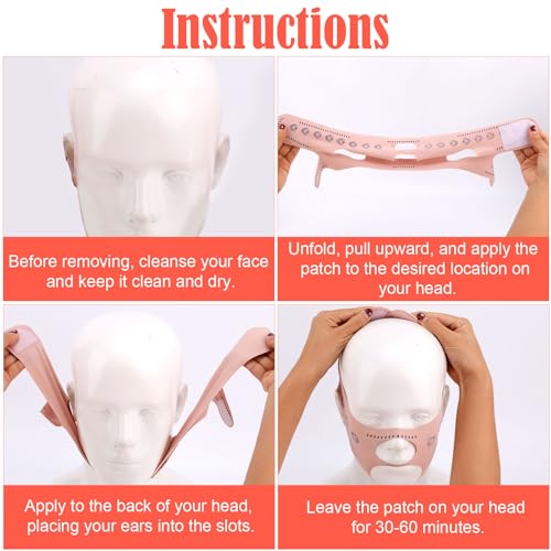 Fukaisu Adjustable Sleeping Chin Strap for V Line Face Shaping & Snoring Relief