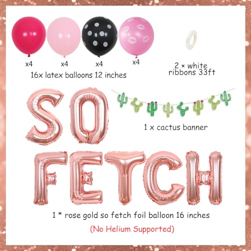So Fetch Bachelorette Party Decorations & Balloon Banner Kit