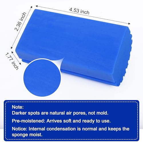 iKLYN Super Absorbent PVA Cleaning Sponges - 4 Pack for Multi-Surface Use