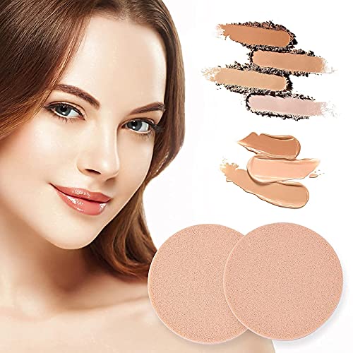 Molain Round Makeup Sponge Puffs 12-Piece Set for Liquid Foundation and Face Painting