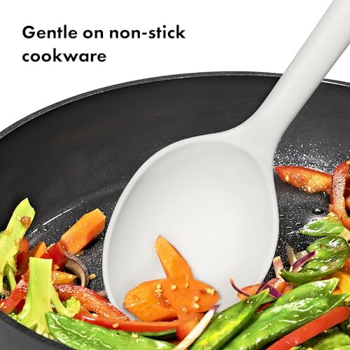 OXO Good Grips Nylon Cooking Spoon - Oat and Black, Non-Scratch Utensil