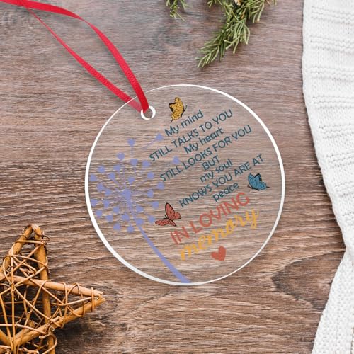 Sympathy Memorial Ornament - Bereavement Gift for Loved Ones