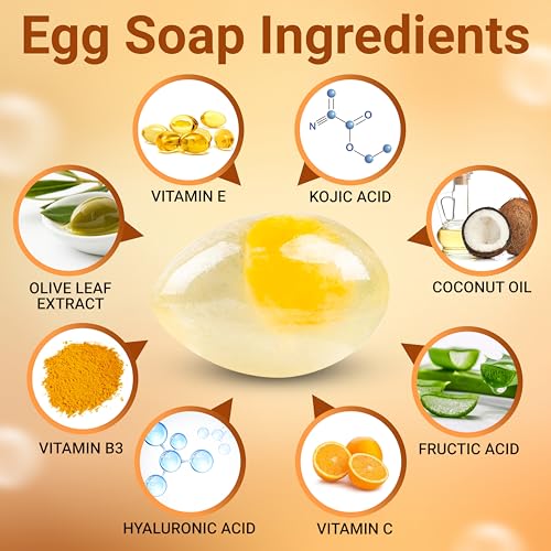 Twins Personal Care Egg Soap with Kojic & Hyaluronic Acid