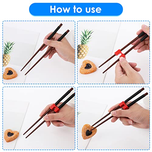 5 Reusable Chopstick Helpers for Beginners - Multicolor Training Aids