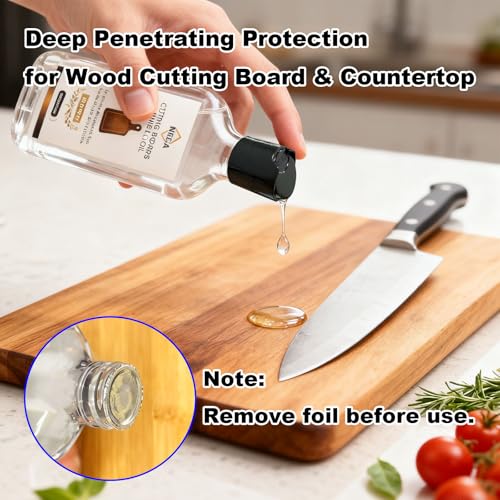 8.5oz Food Grade Mineral Oil for Cutting Boards & Butcher Blocks