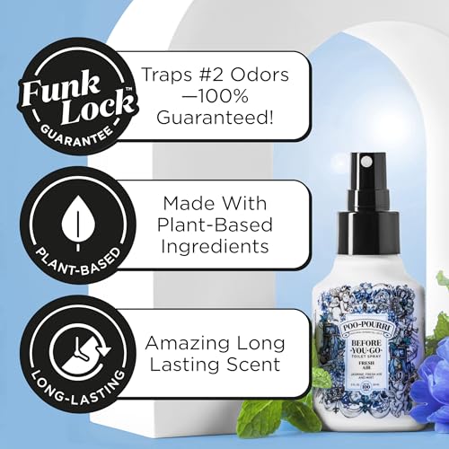 Poo-Pourri Before-You-Go Toilet Spray, Jasmine & Mint, 4 Fl Oz