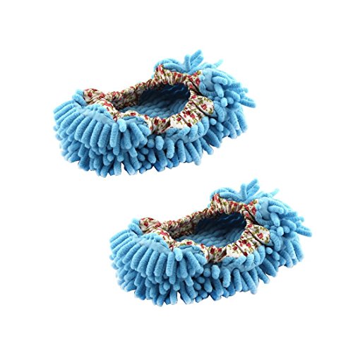 ZYHW Microfiber Slippers for Floor Dusting & Cleaning, Reusable Shoe Cover Mop Socks