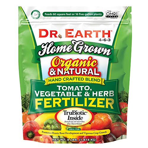 Dr. Earth Organic Tomato, Vegetable & Herb Fertilizer - 4 lb Poly Bag