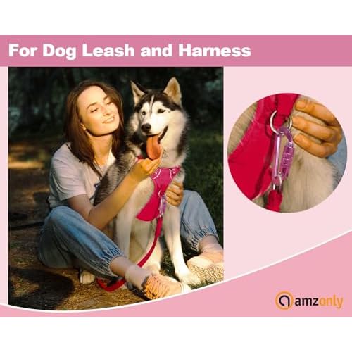 3inch Auto Locking Carabiner Clips Heavy Duty, 12KN /2697lbs Lightweight keychain carabiners, Sturdy Twist Lock Caribeeners for Camping Hiking Hammock Swing Backpack, dog leash and Harness etc