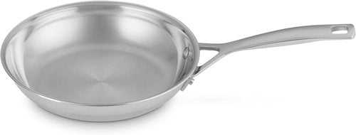 Le Creuset Stainless Steel Fry Pan - Classic 3-Ply Design, 8-Inch Size for Perfect Cooking