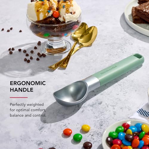 KitchenAid Ice Cream Scoop - Cardamom, Ergonomic Dishwasher Safe Design
