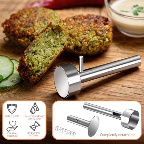Stainless Steel Falafel Scoop Maker - Easy to Use & Clean 4cm