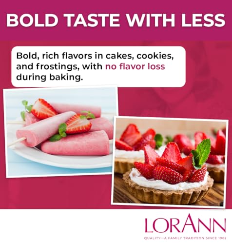 LorAnn Oils Strawberry Baking Emulsion - 2 Fl Oz Premium Flavoring