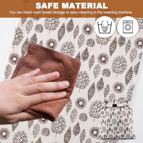 Reusable Beeswax Bread Bags - 2 Pack for Fresh Baked Goods