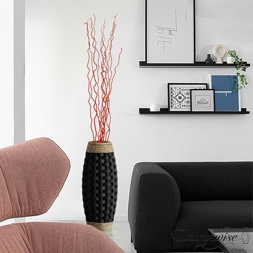 Natural Dried Mulberry Twigs for DIY Crafts & Decor - 59 Inch Red Variation