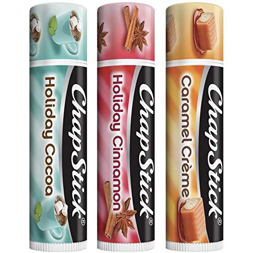 ChapStick Holiday Collection Lip Balm 3-Pack - Seasonal Flavors